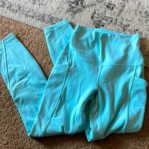 Lululemon double stitched align with pockets